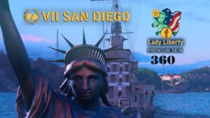 San Diego Liberty Skin 360 | World of Warships Legends