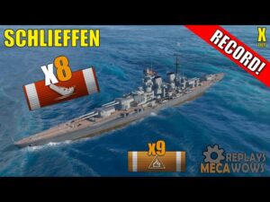 Schlieffen 8 Kills & 209k Damage | World of Warships Gameplay