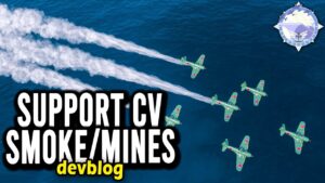 Support CV Smokescreen and Minefields Have Finally Been Announced - World of Warships