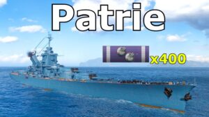 World of WarShips Patrie - 6 Kills 361K Damage