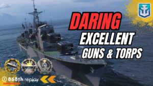 World of Warships DARING : Gameplay Captain Skills and Build