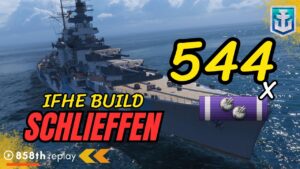 World of Warships SCHLIEFFEN : IFHE Build Captain Skills