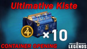 10 "Ultimative Kiste" Container Opening - World of Warships Legends