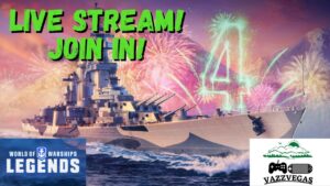 4 Year Update Live Stream | World of Warships: Legends PS4 XBOX PS5 | Perfect Stream 14-0!