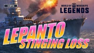 A Stinging Loss in Battleship Lepanto (World of Warships: Legends)
