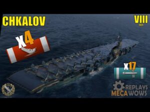 Chkalov 4 Kills & 134k Damage | World of Warships Gameplay