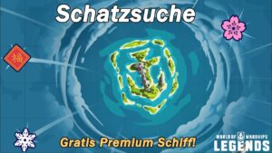 Gratis Premium Schiff mit der Schatzsuche! - Info-Video - World of Warships Legends