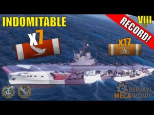 Indomitable 7 Kills & 166k Damage | World of Warships Gameplay