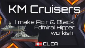 KM Agir & Black Admiral HIpper -  - World of Warships Blitz