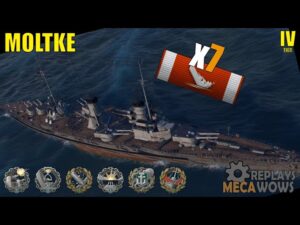 Moltke 7 Kills & 116k Damage | World of Warships Gameplay
