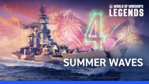 Summer Waves Update: Anniversary Celebration in World of Warships: Legends