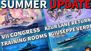 Training Rooms, Giuseppe Verdi, and USS Congress Coming! in World of Warships Legends 4K