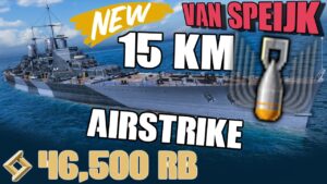 Van Speijk *NEW* 15 km AIRSTRIKE CRUISER || World of Warships
