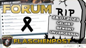 WG schliesst WoWs FORUM!!! - World of Warships