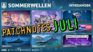 World of Warships Legends - PATCHNOTES JULI 23 - TRAININGSRÄUME! und vieles mehr![deutsch/ gameplay]