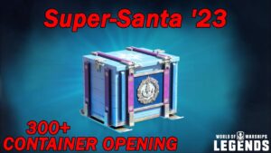 10 "Super-Santa '23" + weitere Container Opening - World of Warships Legends