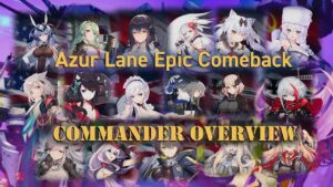 Azure Lane Commander Overview (All 4 waves - almost) | World of Warships Legends