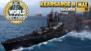 Battleship Kearsarge B: Damage world record on map Shards - World of Warships