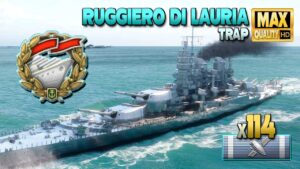 Battleship Ruggiero di Lauria, unexpected result - World of Warships