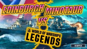 Edinburgh VS Minotaur (World of Warships: Legends)