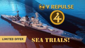 HMS Repulse Tier 5 Premium Battleship | World of Warships Legends