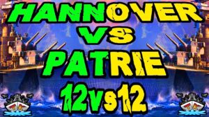 Hannover vs Patrie *DUELL* 12vs12 *Kradonische Gefechte* ⚓️ in World of Warships 🚢 #worldofwarships