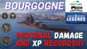 New Personal Damage & XP Records in the Bourgogne! World of Warships: Legends PS4 XBOX PS5