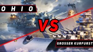 ЛИНКОР OHIO VS GROSSER KURFURST! ЧТО ОКАЖЕТСЯ СИЛЬНЕЕ?! МИР КОРАБЛЕЙ/WORLD OF WARSHIPS