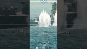 Where to Aim at Yamato in World of Warships Legends #shorts