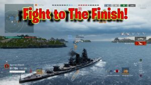 Crazy Close Game Down to The Last Second! (World of Warships Legends)