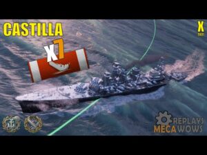 Cruiser Castilla 7 Kills & 213k Damage | World of Warships Gameplay