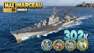 Destroyer Marceau: No fear of running away on time - World of Warships