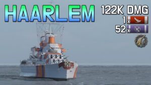 Haarlem: I'm properly drawing the attention of the enemy aircraft carrier. [World of Warships]