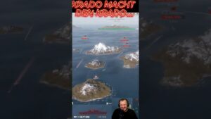 Krado macht den Krado... *FAIL* ⚓️ in World of Warships 🚢 #shorts  #worldofwarships #wows