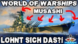 Musashi im Auktionshaus + Krims!! "Lohnt sich das?!" ⚓️ in World of Warships 🚢 *Superschiff*