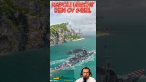 NAPOLI LÖSCHT DEN CV #GEIL ⚓️ in World of Warships 🚢 #shorts  #worldofwarships #wows