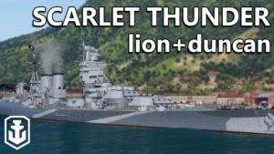 New Tier 9 Premium Battleship Scarlet Thunder First Imrpessions