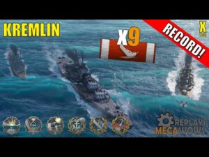 RECORD! Kremlin 9 Kills & 241k Damage | World of Warships Gameplay