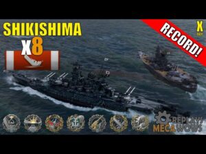 Shikishima 8 Kills & 279k Damage | World of Warships Gameplay