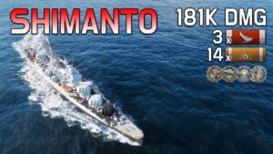 Shimanto: 150mm 15 shots every 15 seconds [World of Warships]