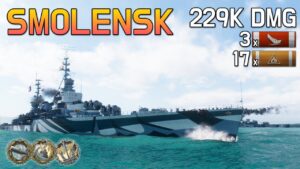 Smolensk: All round 130mm [World of Warships]