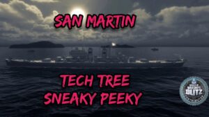 World of Warships Blitz: San Martin Sneaky Peeky