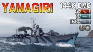 Yamagiri: Super destroyer with good torpedo and good artillery [World of Warships]