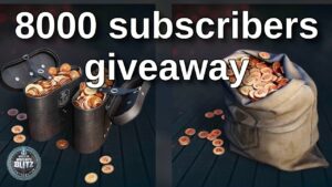 8000 Subscribers Giveaway - World of Warships Blitz