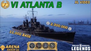ATLANTA B - Das beste Schiff - Arena Saison 22. - World of Warships Legends
