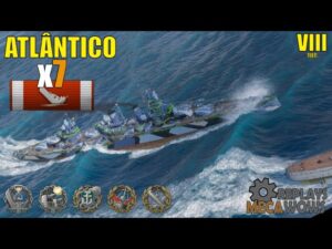 Atlântico 7 Kills & 187k Damage | World of Warships Gameplay