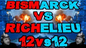 Bismarck vs. Richelieu *DUELL* 12vs12 *Kradonische Gefechte* ⚓️ in World of Warships 🚢