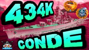 Conde drückt 434K DMG *BURRRNN* "400K Club" ⚓️ in World of Warships 🚢