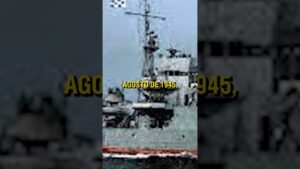 ¡El último navío japonés hundido en la Segunda Guerra! #shorts