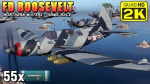 Franklin D. Roosevelt - almost half a million damage with indestructible planes